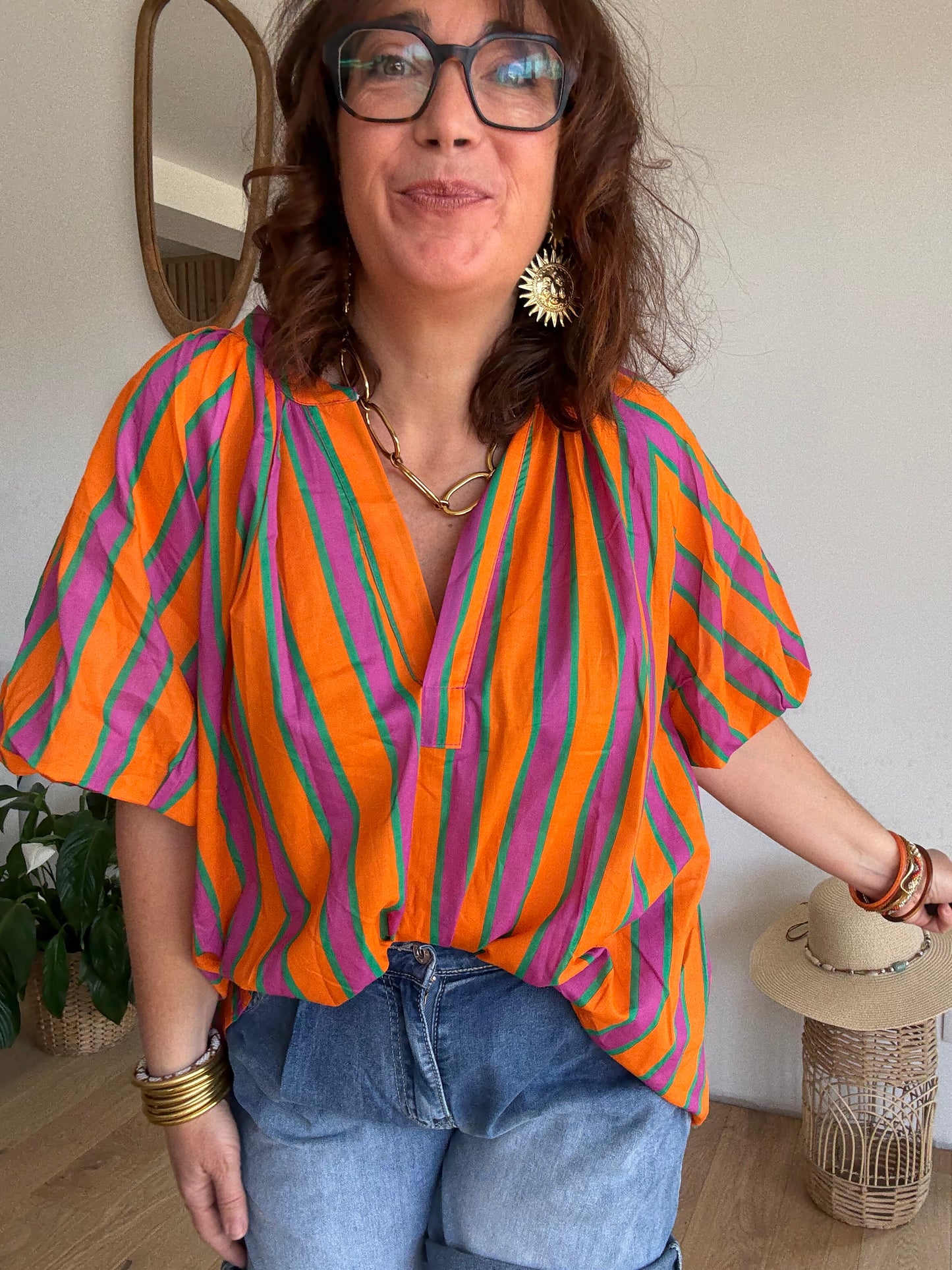 Blouse Summer pop