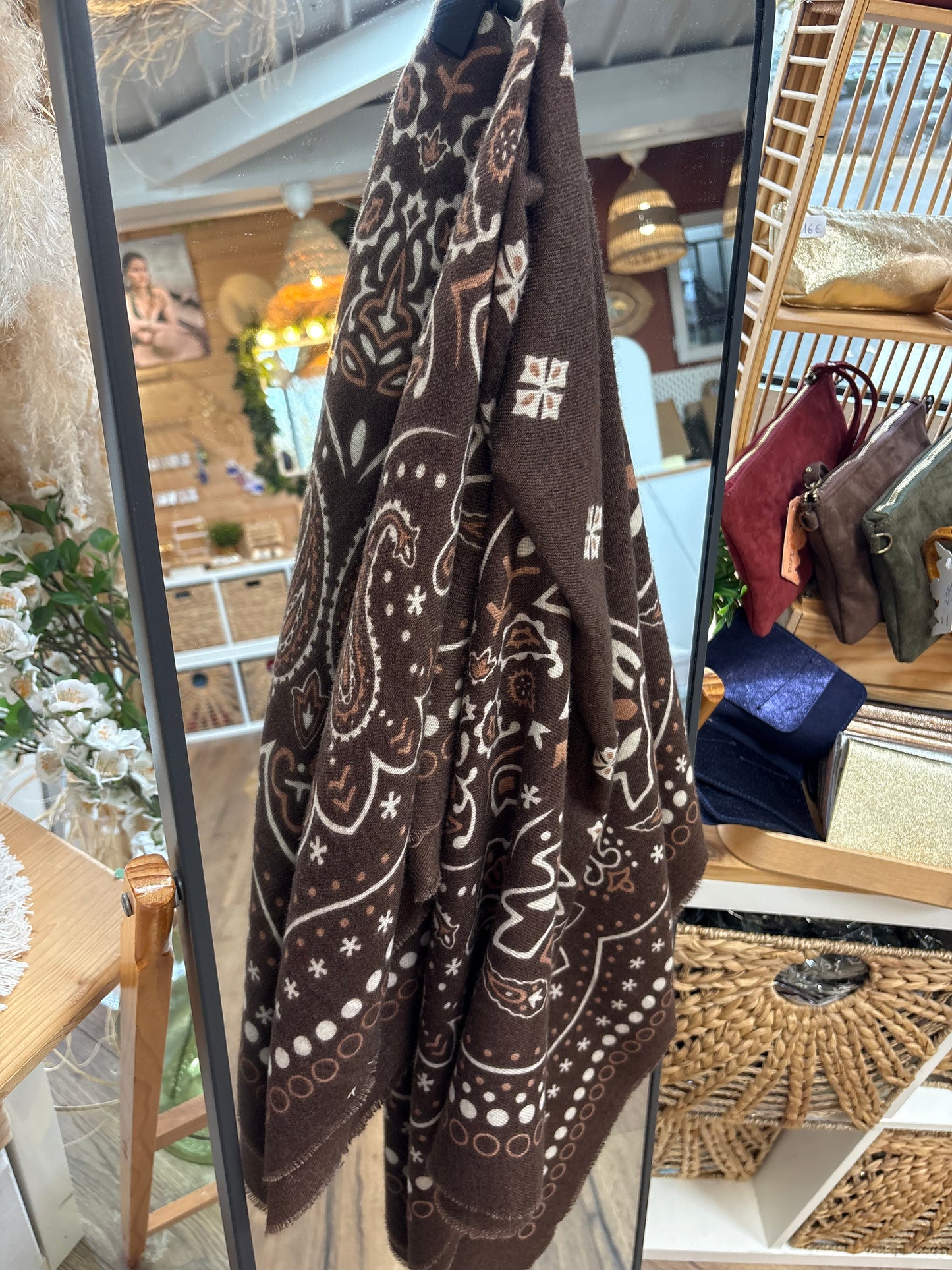 Foulard Bandana Chocolat