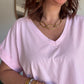 Tee shirt rose baby Maxi