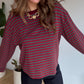 Marinière Mia Bordeaux /gris