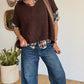 Pull Gina chocolat