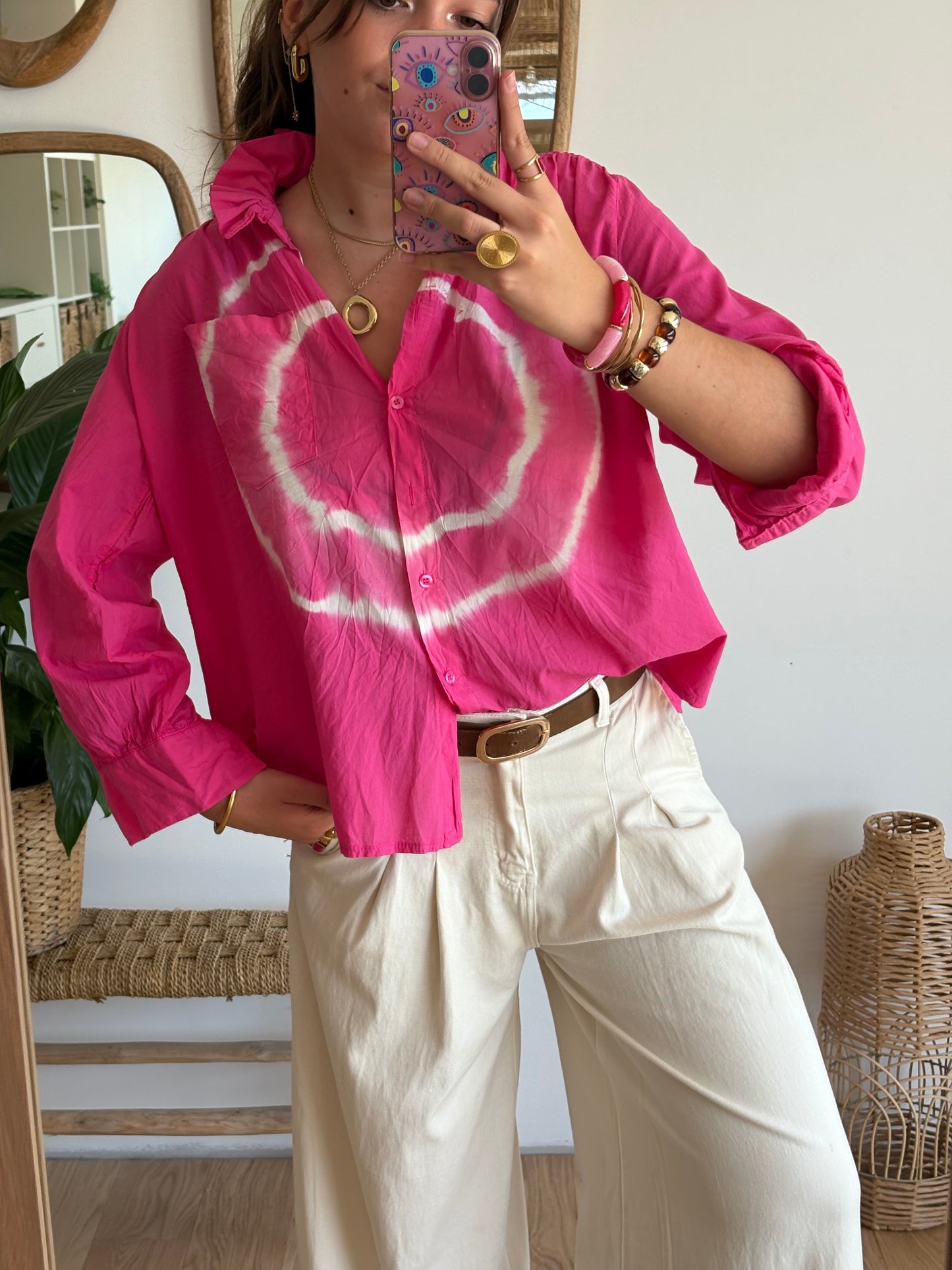 Pantalon large ,léger écru