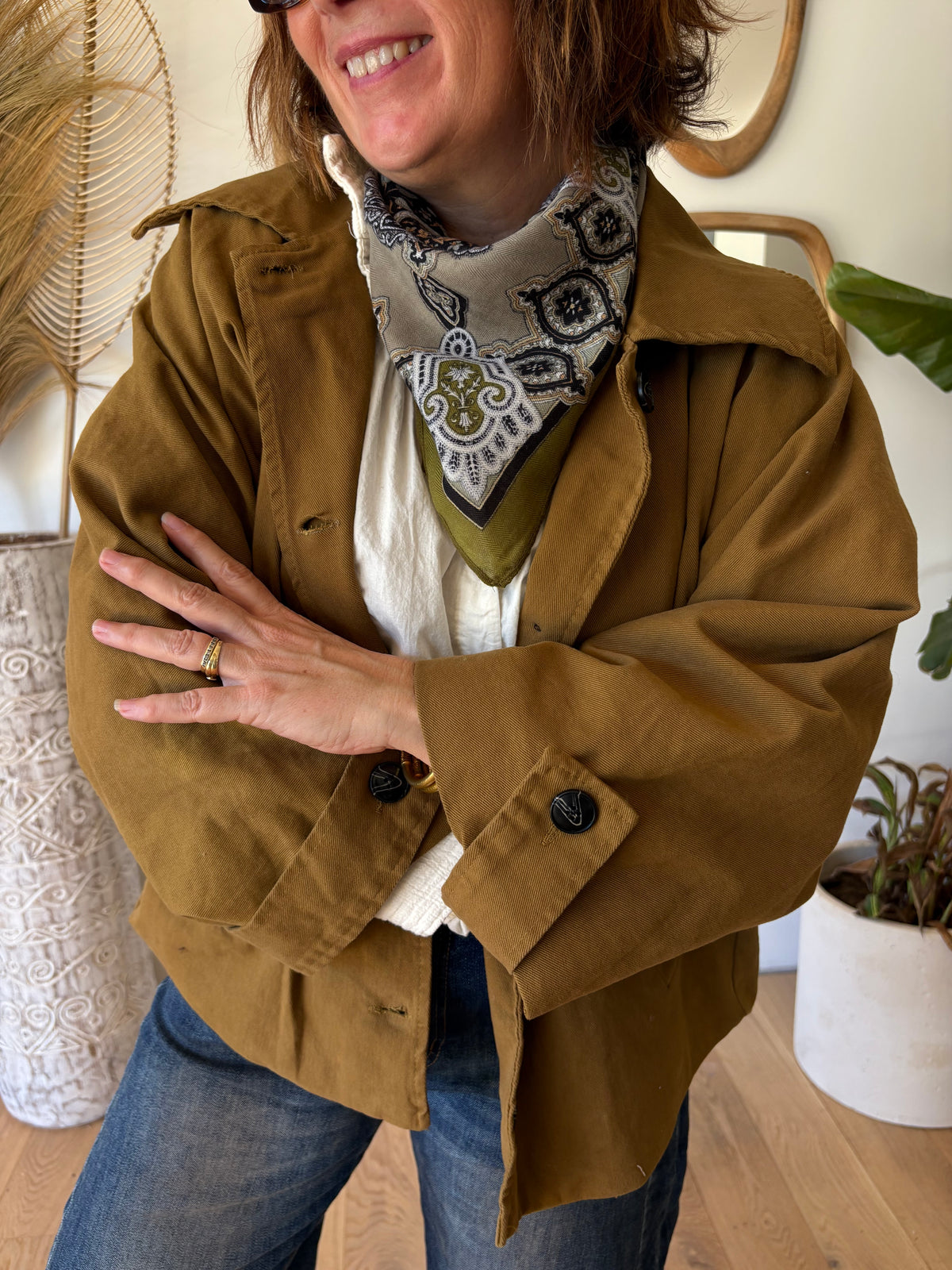Veste Annie  Moutarde vintage
