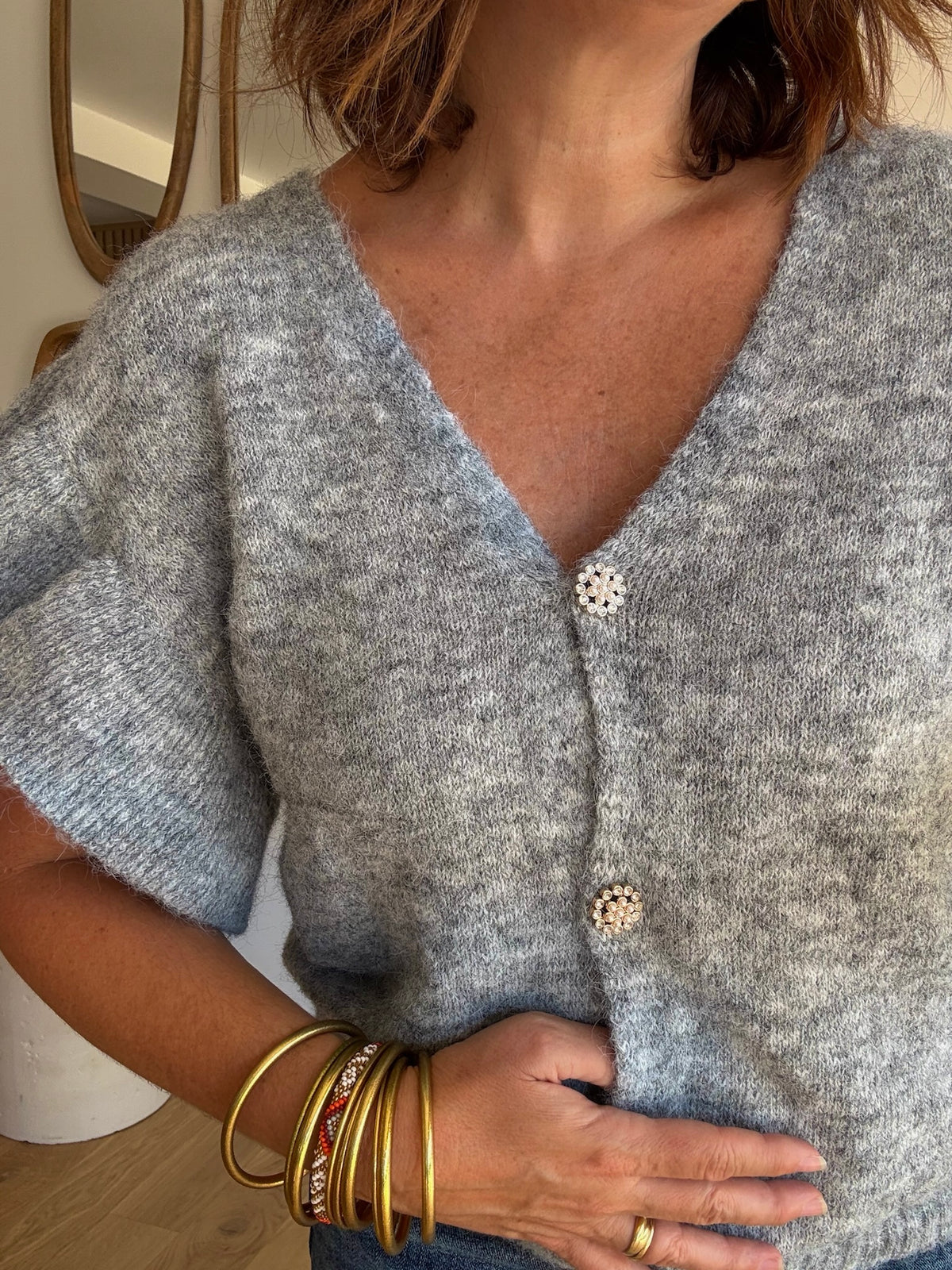 Gilet Lucette gris
