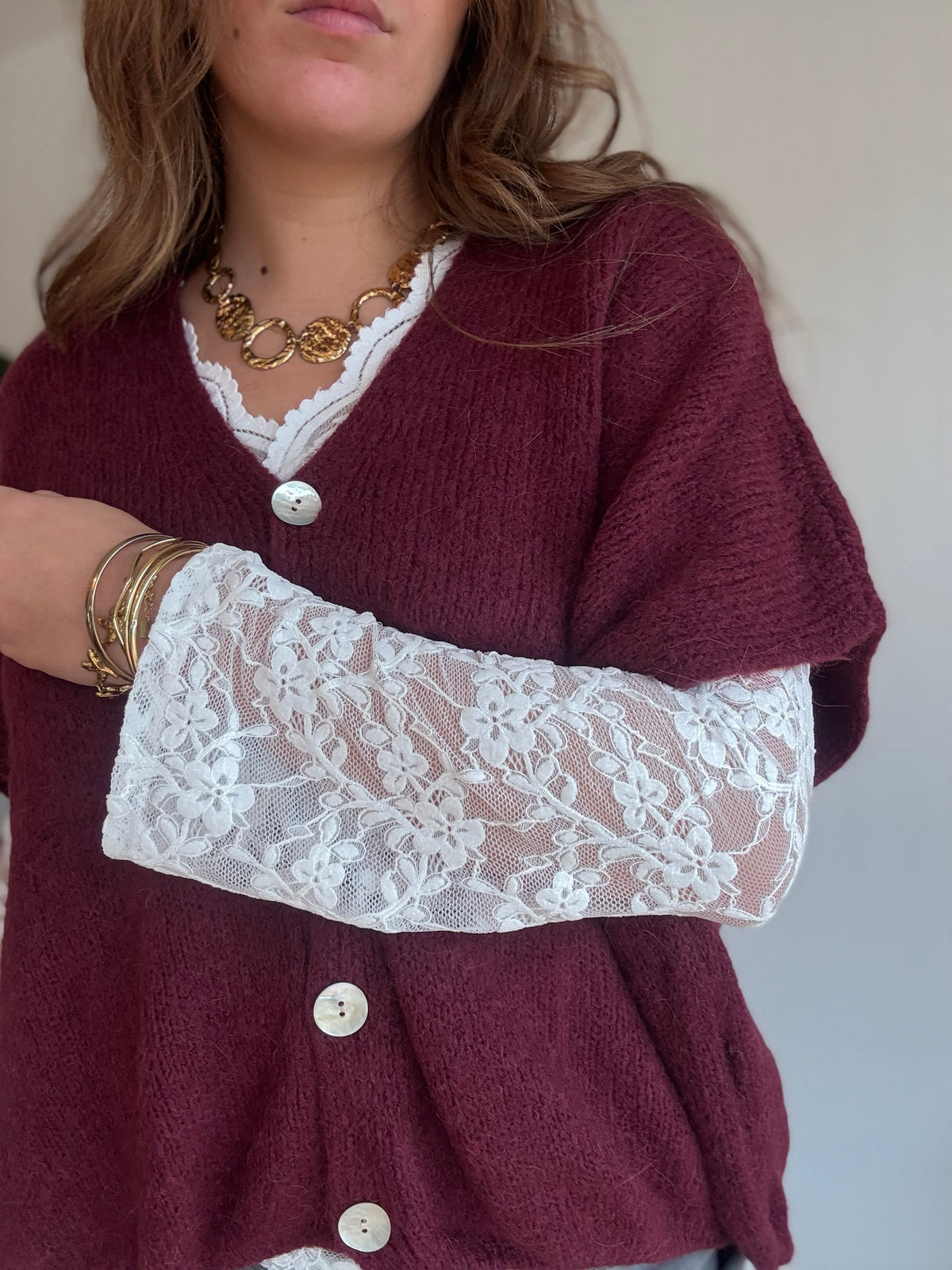 Gilet Eliott Bordeaux