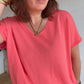 Pull fin corail