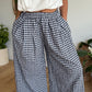 Pantalon Vichy Marine