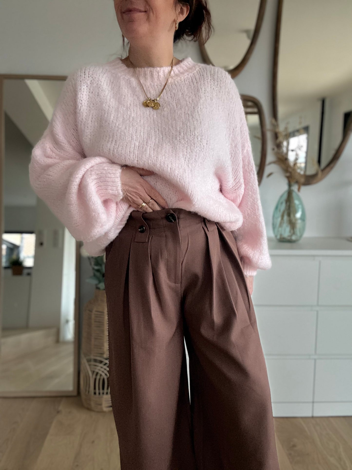 Pantalon Marius Marron clair