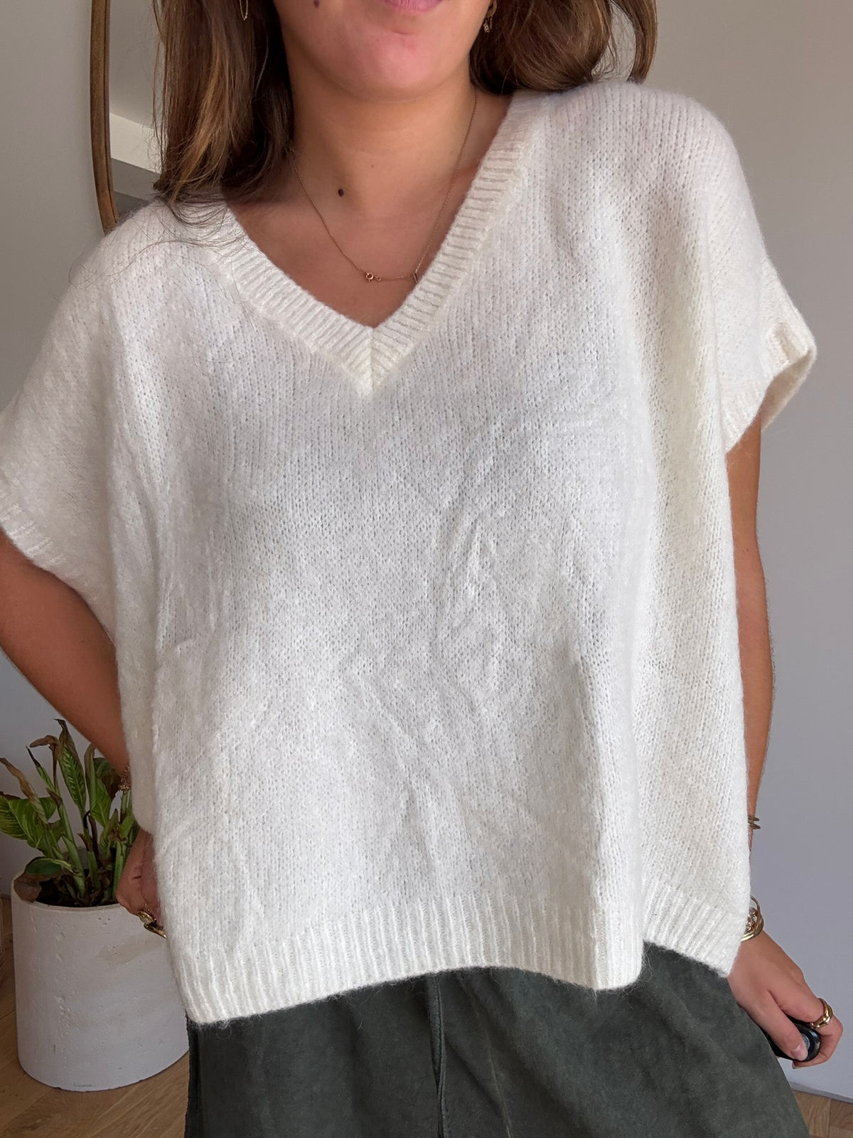 Pull Gina écru