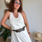 Robe débardeur écru
