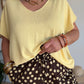 Pantalon pois choco jaune
