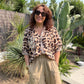 Pantalon en lin magique camel