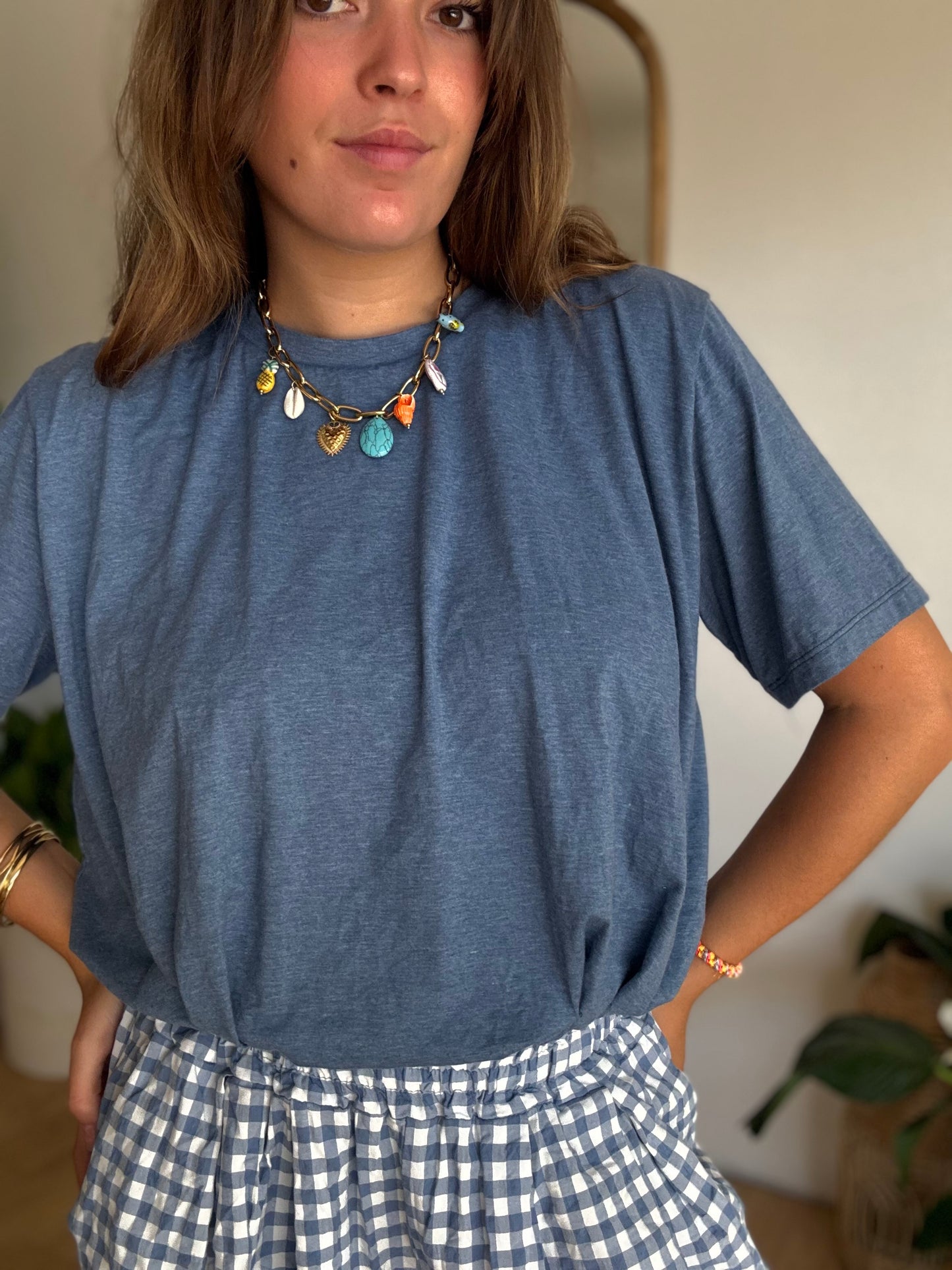 Tee shirt Bonnie bleu jean