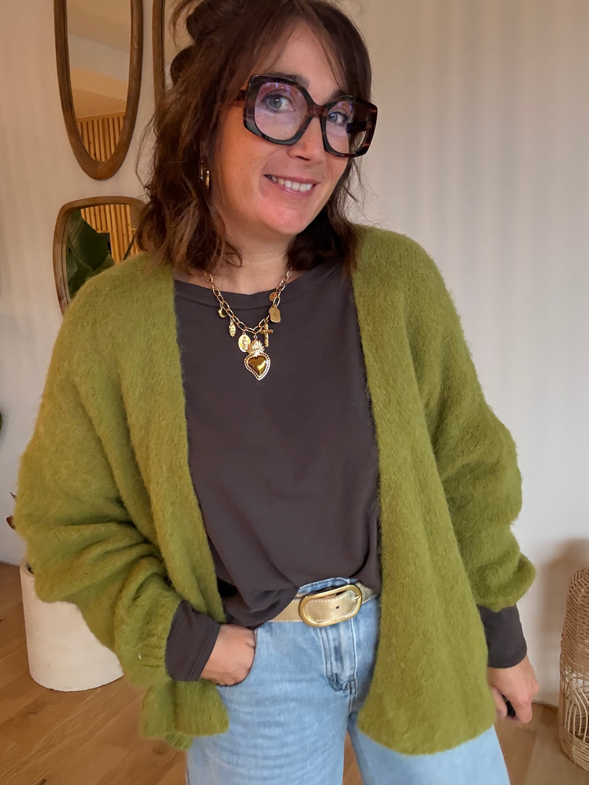Gilet Gabin olive