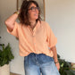 Chemise Gaze de Coton Saumon