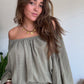 Blouse Bohème Kaki