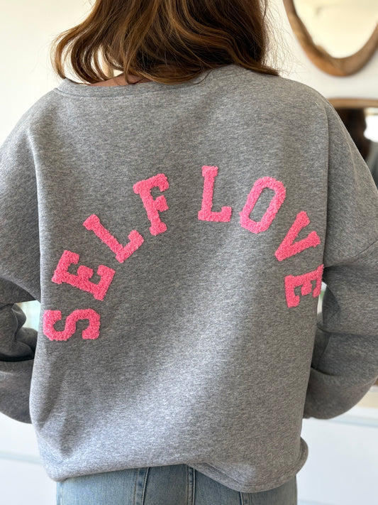 Sweat self Love gris /rose