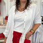 Chemise gaze de coton Baiona blanc