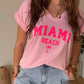Tee shirt Miami beach rose 💓🌴