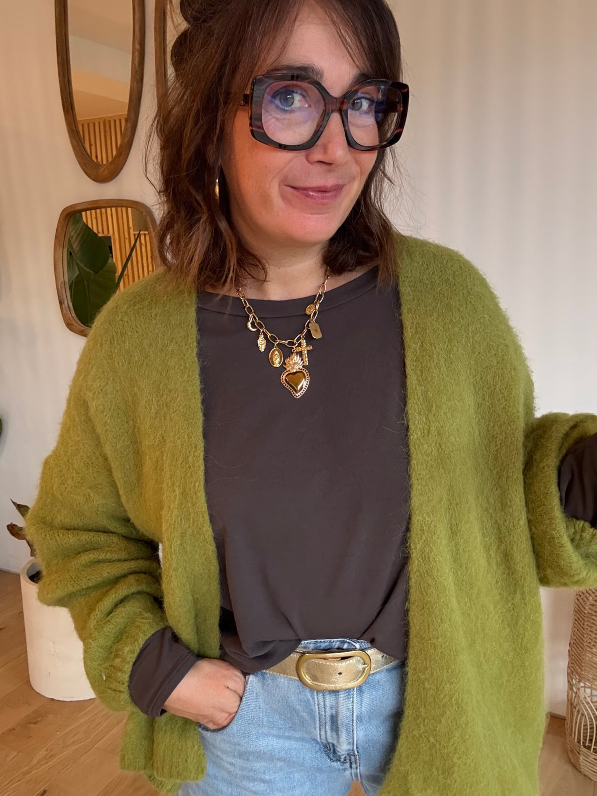 Gilet Gabin olive