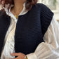 Gilet sans manches cow girl Marine