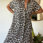Robe chemise gaze de coton Léo 🐆