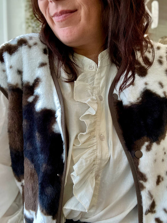Veste sans manches cow
