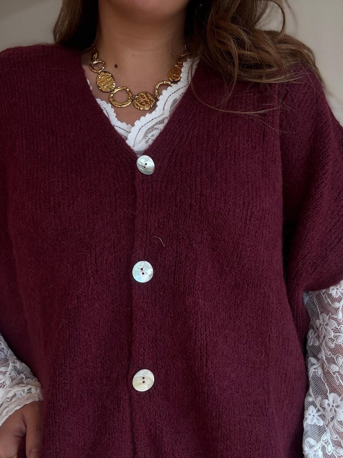 Gilet Eliott Bordeaux