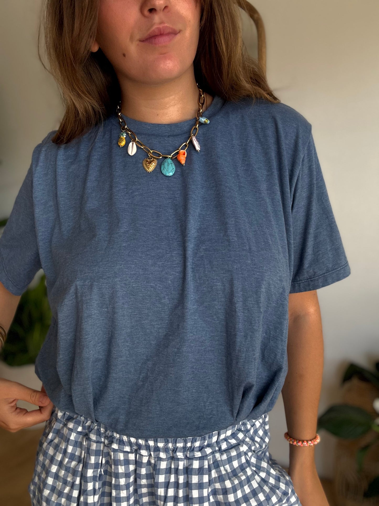 Tee shirt Bonnie bleu jean