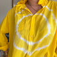 Chemise Tie and Dye jaune