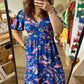 Robe Palmira bleu