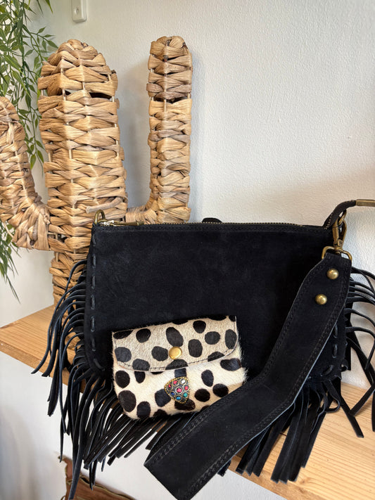 Sac à franges noir