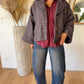 Veste tweed Charlie Marine chiné Bordeaux