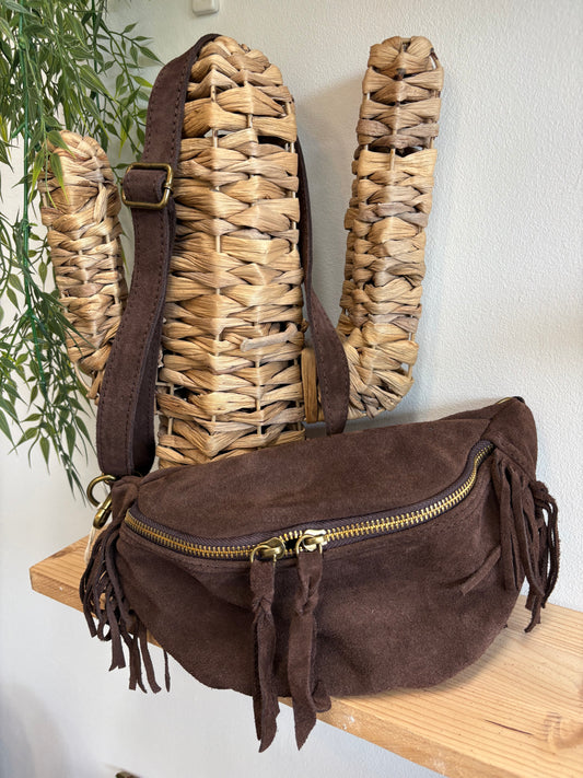 Banane cuir daim chocolat