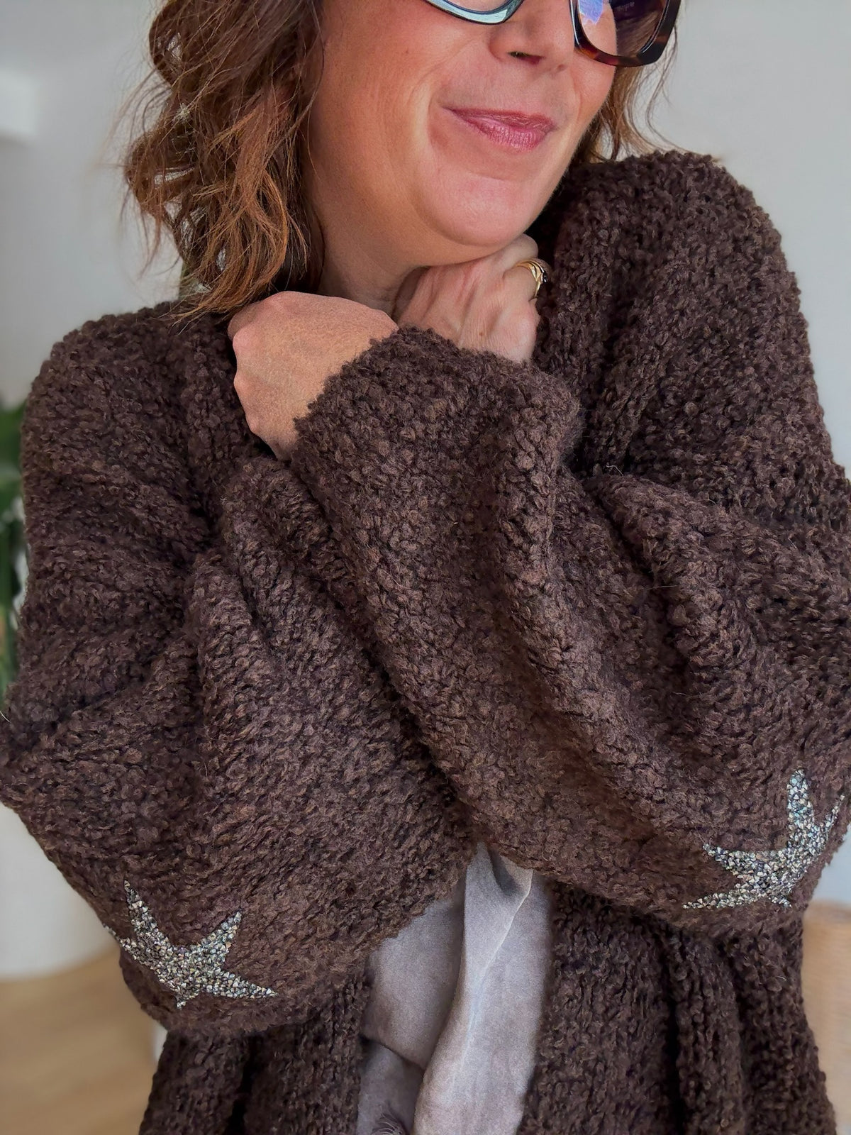 Gilet Doudou étoile choco