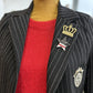 Blazer noir et Argent
