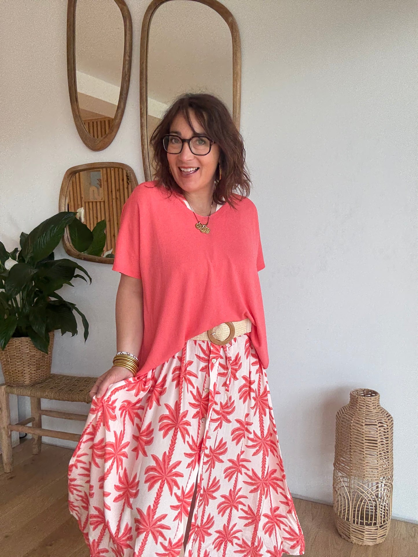 Robe palmiers