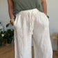 Pantalon lin écru