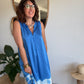 Robe Tie and Dye Blue