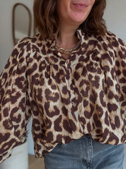 Chemise Leonie léopard