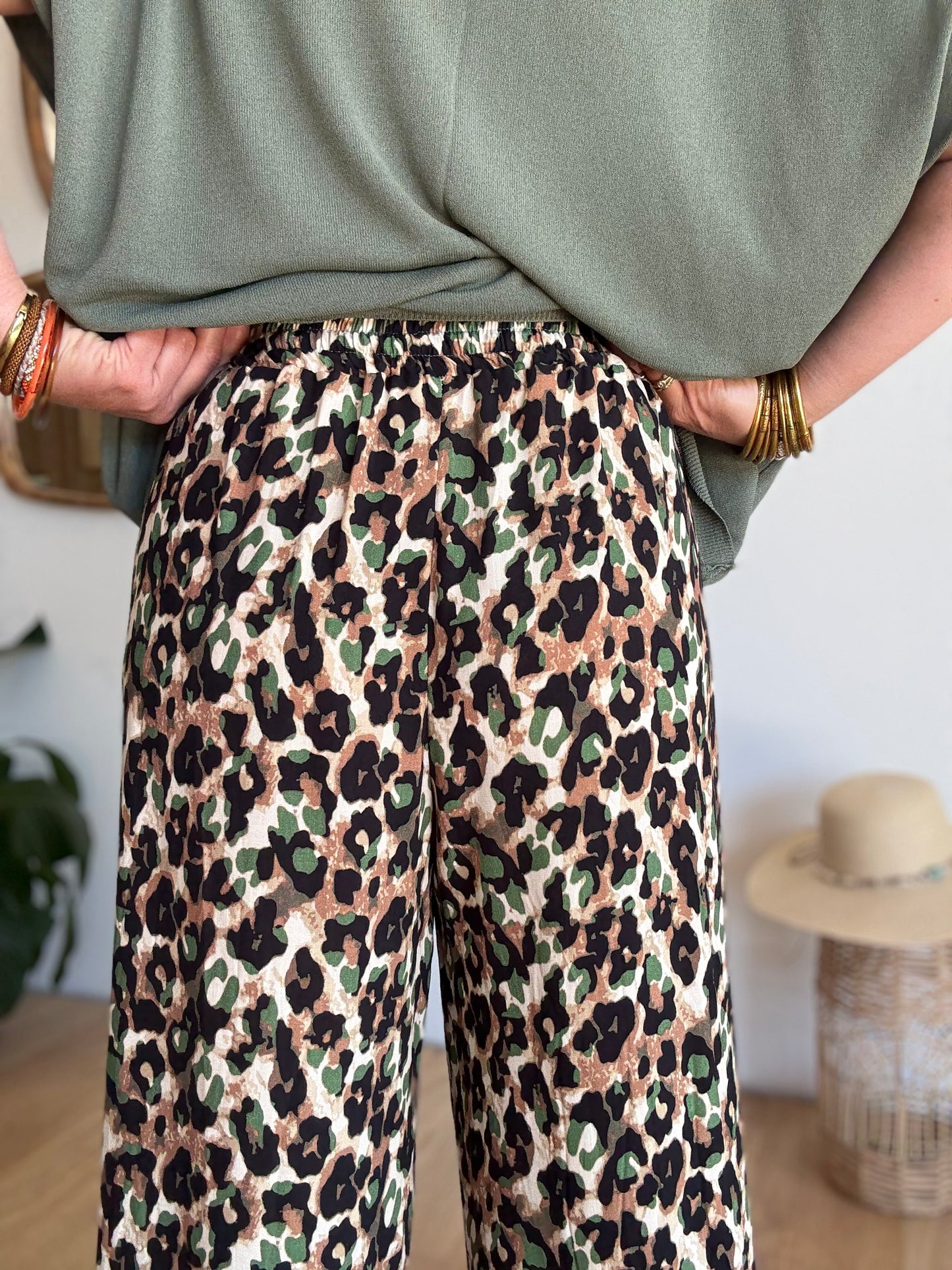 Pantalon fluide leo