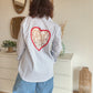 Chemise love Blue