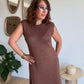 Robe Glow choco doré