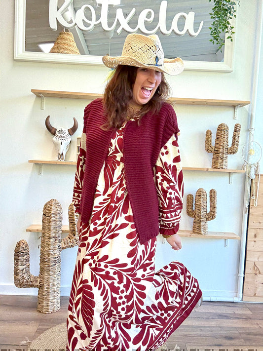 Robe Santa Fe Bordeaux