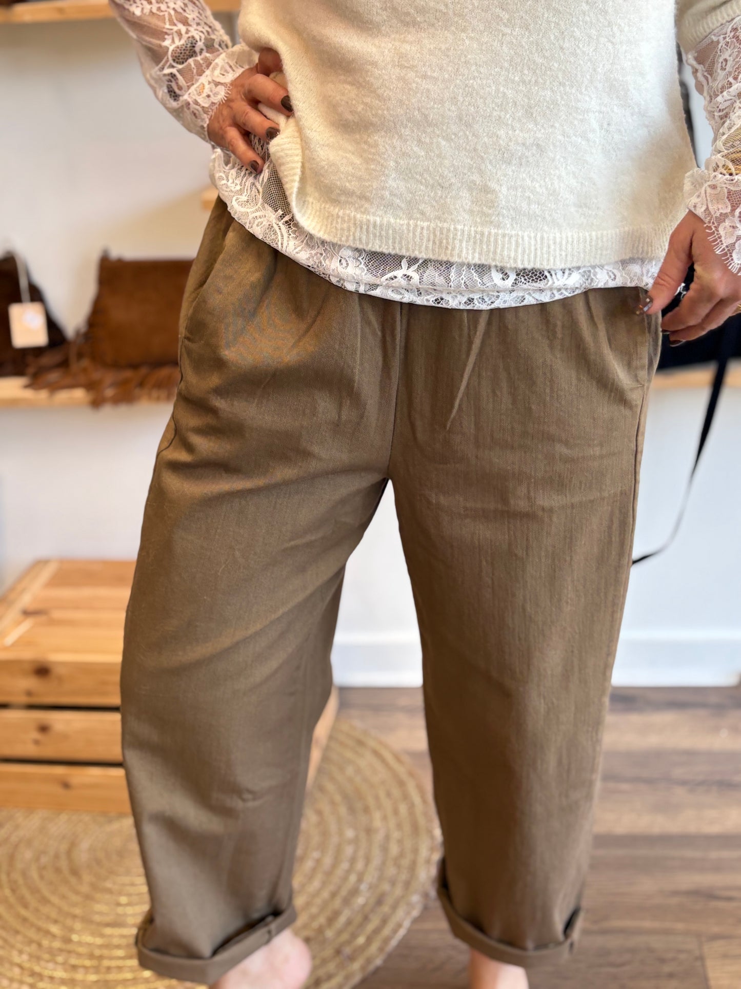 Pantalon magique camel
