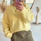 Pull Émilie jaune