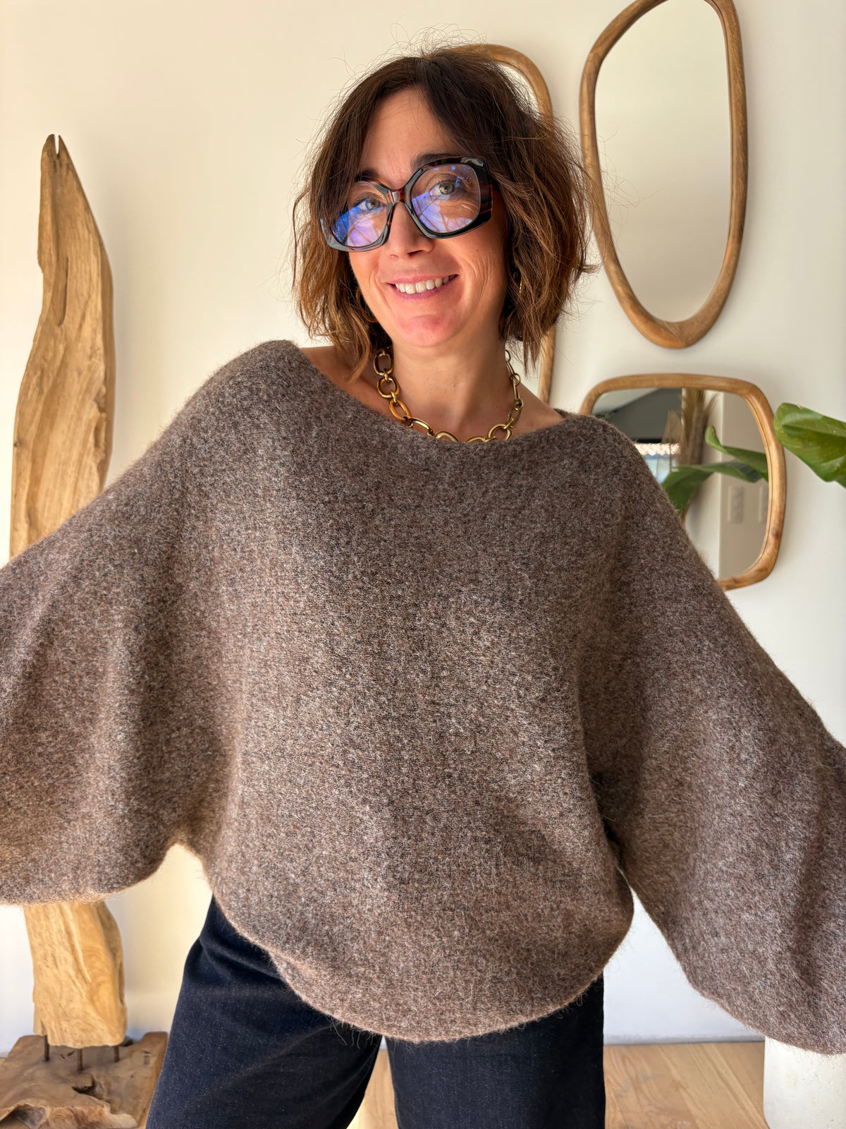 Pull Oliver Taupe