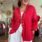 Chemise Gaze de coton Baiona rouge