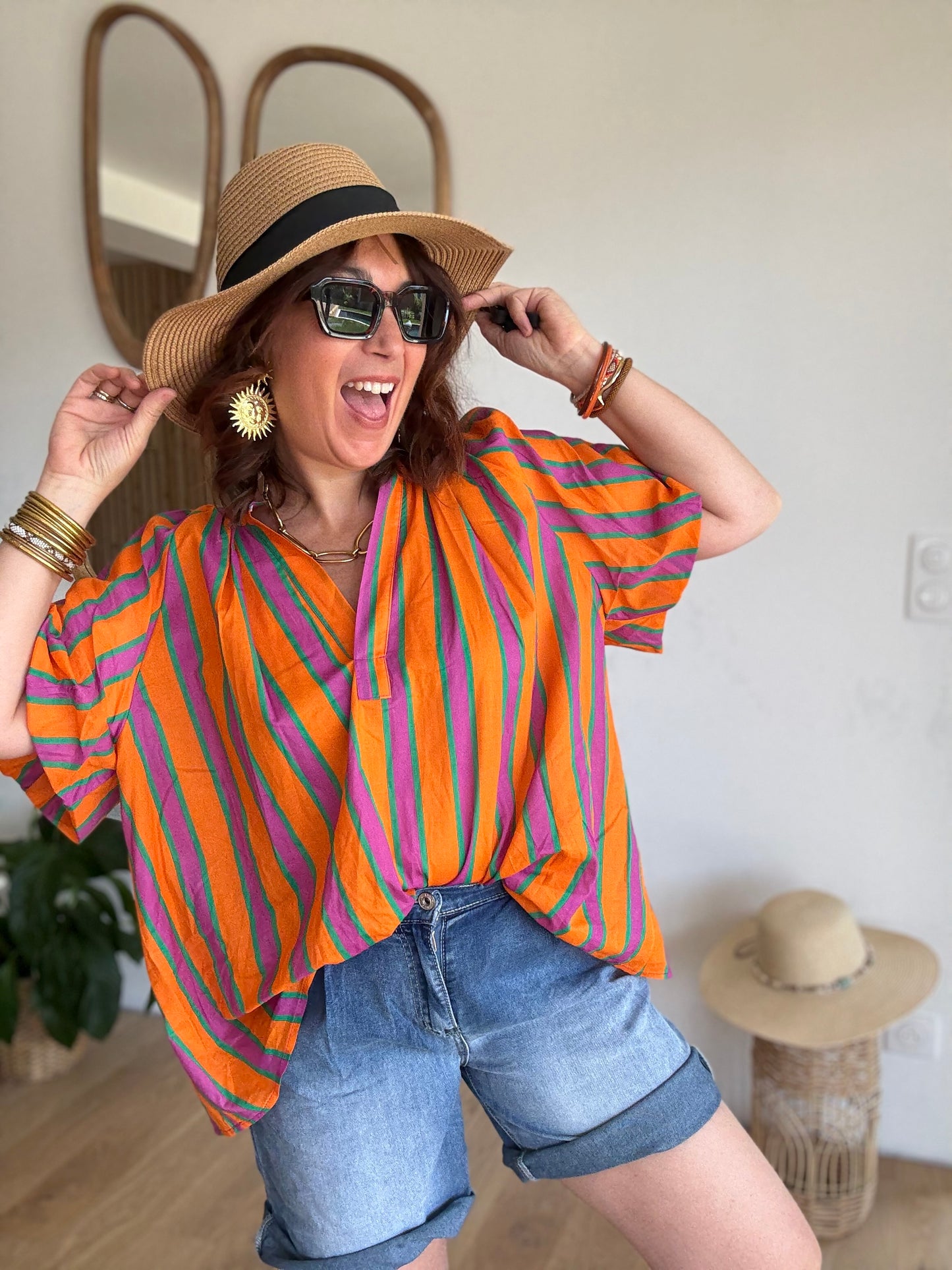 Blouse Summer pop