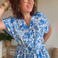 Robe longue Azur